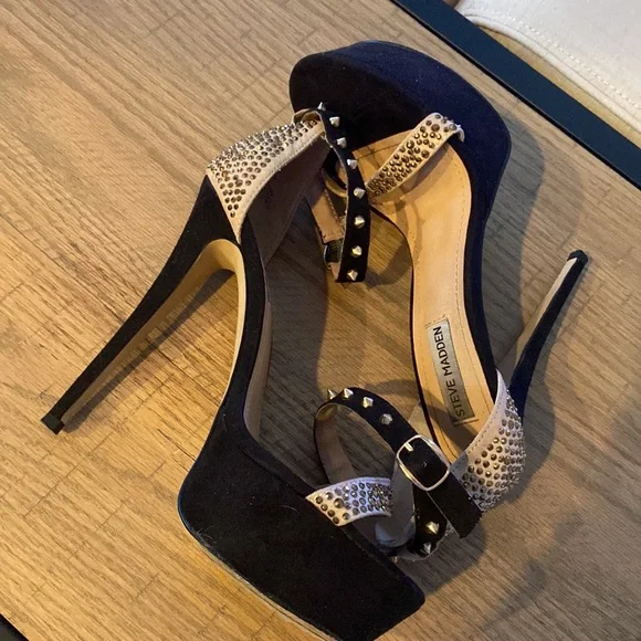 Steve Madden platform studded stiletto sandals - Picture 2 of 4